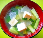 豆腐大根小松菜のすまし汁